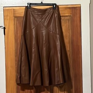 Maeve X Anthropologie Faux Leather skirt